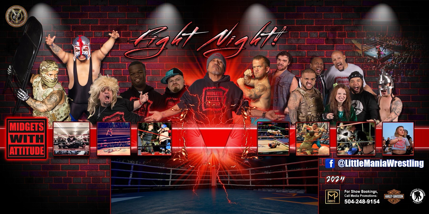 *Anniversary Party* Midgets With Attitude ( Midget Wrestling)-FXBG